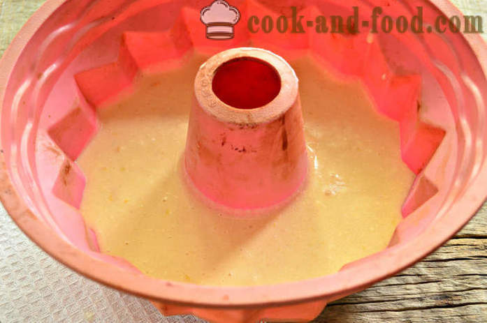 Лимонов пай от грис и кисело мляко във формата на тортата - как да се направи кефир манна, стъпка по стъпка рецепти снимки