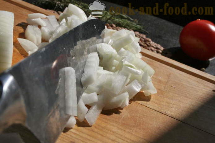 Яхния с леща, зеленчуци и сос - как да се готвя леща с месо и сос, стъпка по стъпка рецепти снимки
