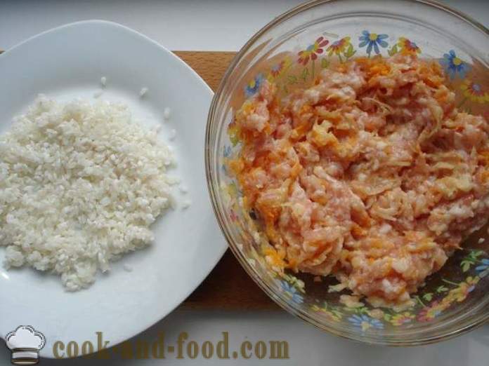 Диетични кюфтета за няколко - как да се готвя кюфтета с ориз и кайма в multivarka, стъпка по стъпка рецепти снимки
