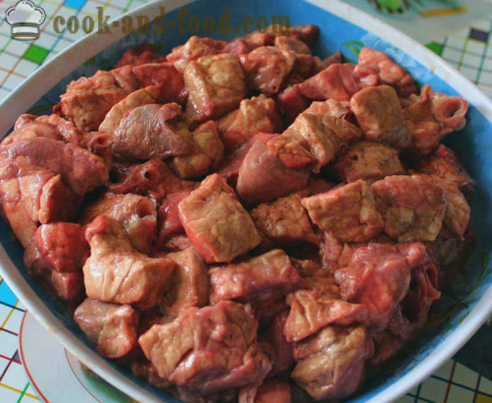 Свински бели дробове задушени с билки - Как да се готви свинско белите дробове правилно, стъпка по стъпка рецепти снимки