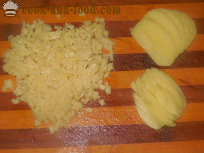 Постни кнедли с сурови картофи и лук - как да се готви кнедли с сурови картофи, стъпка по стъпка рецепти снимки