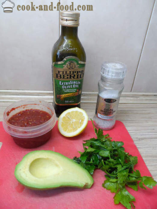 Green гуакамоле сос класически - как да се направи гуакамоле авокадо у дома, стъпка по стъпка рецепти снимки