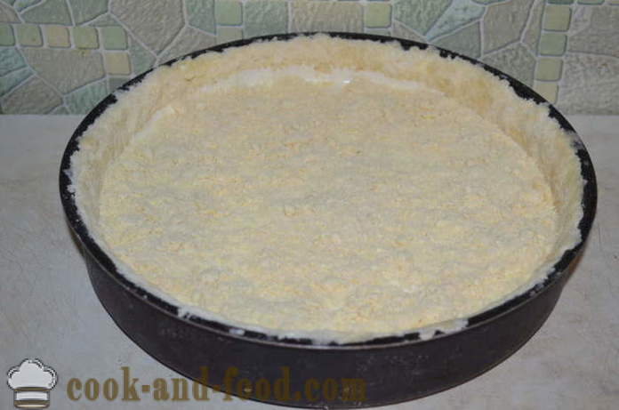 Цар чийзкейк с крема сирене на фурна - как да се готвя пай тесто със сирене, стъпка по стъпка рецепти снимки