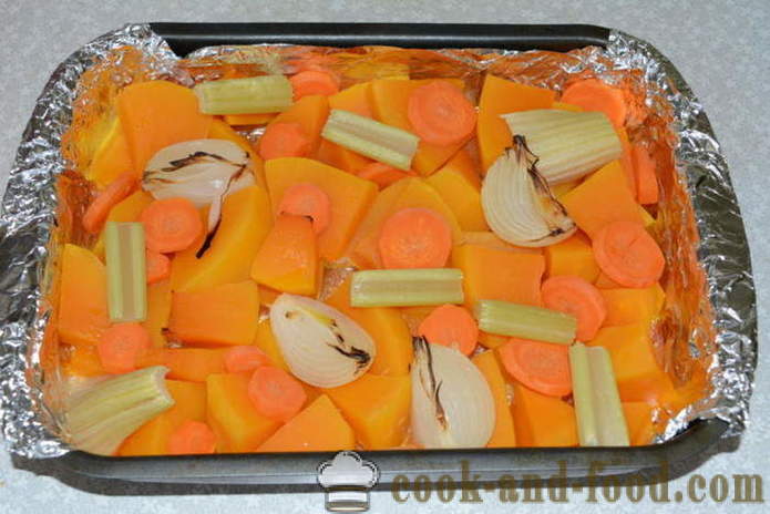 Крем от тиква, моркови и целина, без сметана - Как да се готви вкусно супа от тиква, стъпка по стъпка рецепти снимки