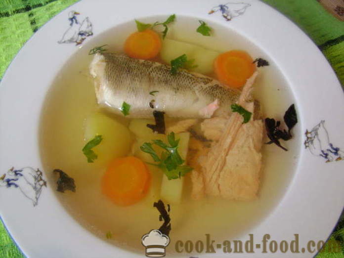 Ухото от главата на рибата и други различни риби - как да се готви супа от рибени глави, стъпка по стъпка рецепти снимки