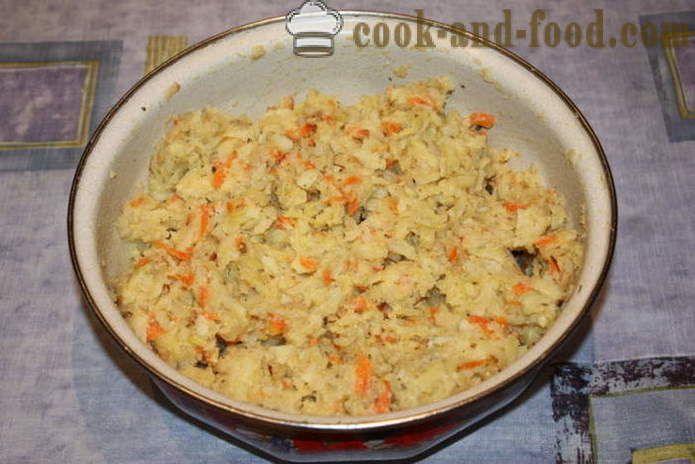 Картофени кюфтета с лук и моркови - как да се готви картофени кюфтета варени картофи, с една стъпка по стъпка рецепти снимки