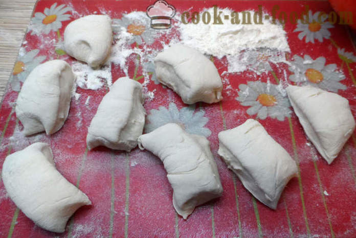 Китайските Слойки с месо и лук - как да се готвя китайски торта стъпка по стъпка рецепти снимки