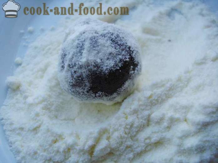 Трюфел домашно бонбони на мляко на прах - как да се направи бонбони от мляко на прах, стъпка по стъпка рецепти снимки