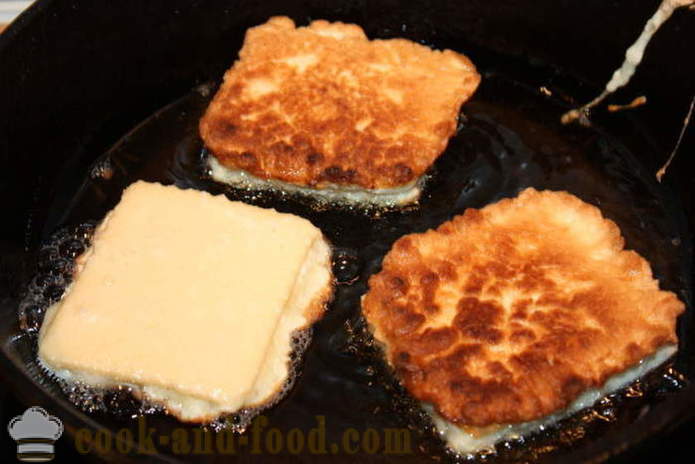 Готов Торта вафлена с извара в кокосово тесто - как да се готви оригинални Чийзкейк, стъпка по стъпка рецепти снимки