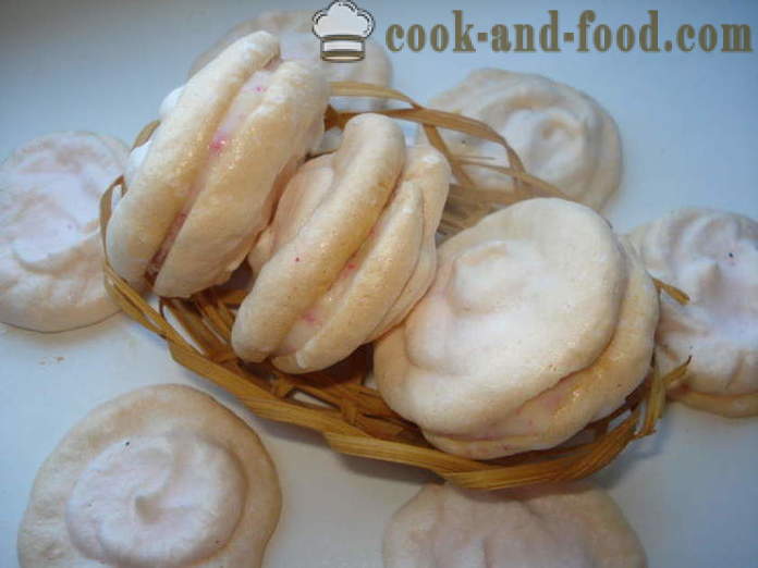 Цветни домашни makaruns пълнени с кокос - makaruns как да се готви у дома, стъпка по стъпка рецепти снимки