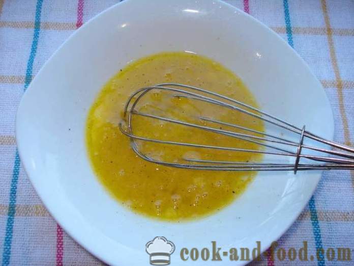 Класически яйце тесто за пържене пържоли или риба - как да се готвя тесто у дома си, стъпка по стъпка рецепти снимки
