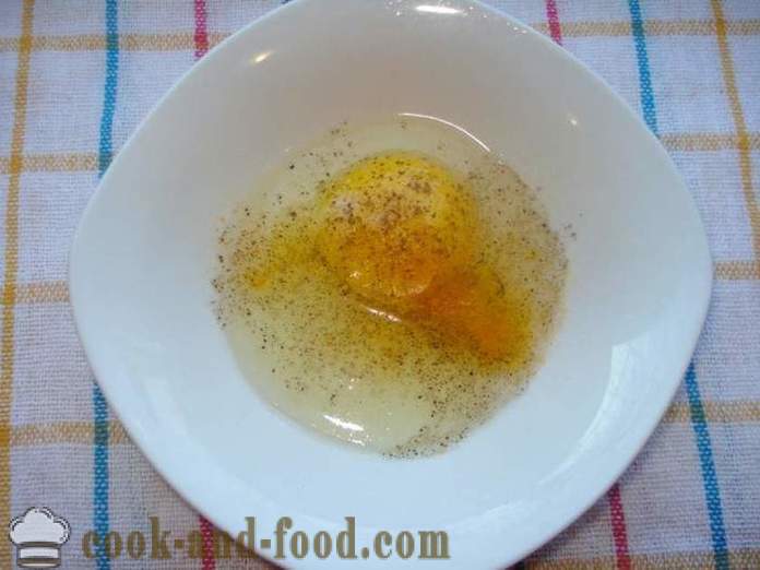 Класически яйце тесто за пържене пържоли или риба - как да се готвя тесто у дома си, стъпка по стъпка рецепти снимки