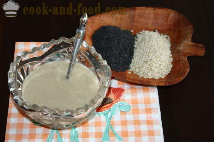 Сезам паста тахан - как да се направи тахан паста у дома, poshagovіy рецепта със снимка
