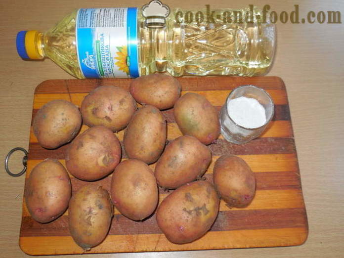 Печени картофи в якетата си във фурната - вкусни печени картофи в кожите им във фурната, с една стъпка по стъпка рецепти снимки