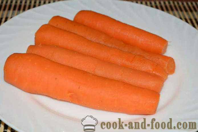 Как да се готви салата от моркови и руска салата - как да се готвя морковите в тенджера, с една стъпка по стъпка рецепти снимки