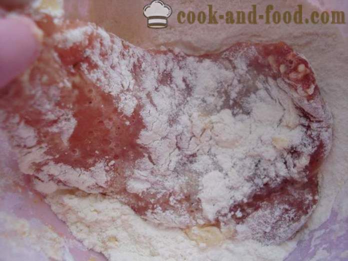 Сочни свински пържоли в тесто - как да се направи мека и сочна свинска пържола в тигана, стъпка по стъпка рецепти снимки