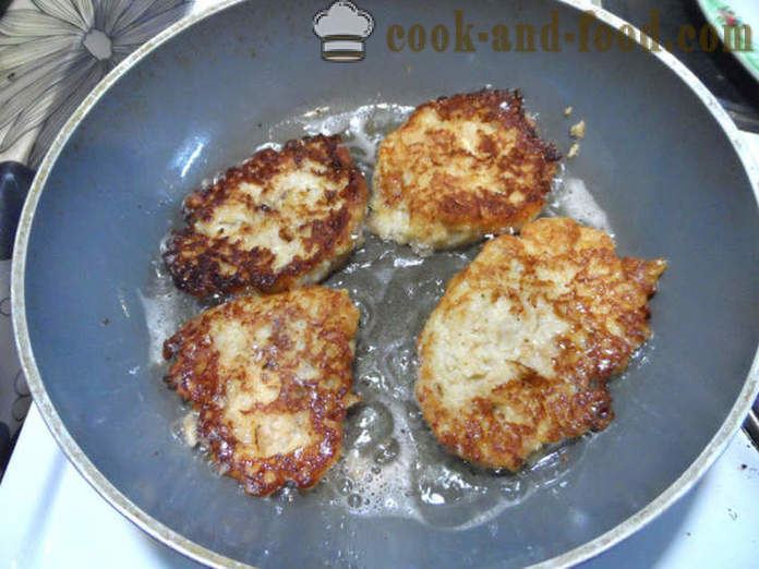 Тутманици на корав хляб - как да се готвя чийз кейк в тигана, стъпка по стъпка рецепти снимки