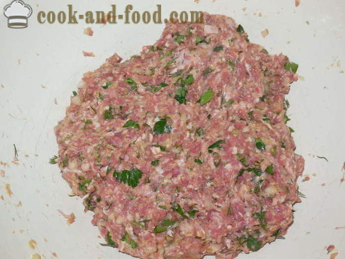 Delicious кебап на говеждо месо във фурната - как да се готвя кебап в къщи, стъпка по стъпка рецепти снимки