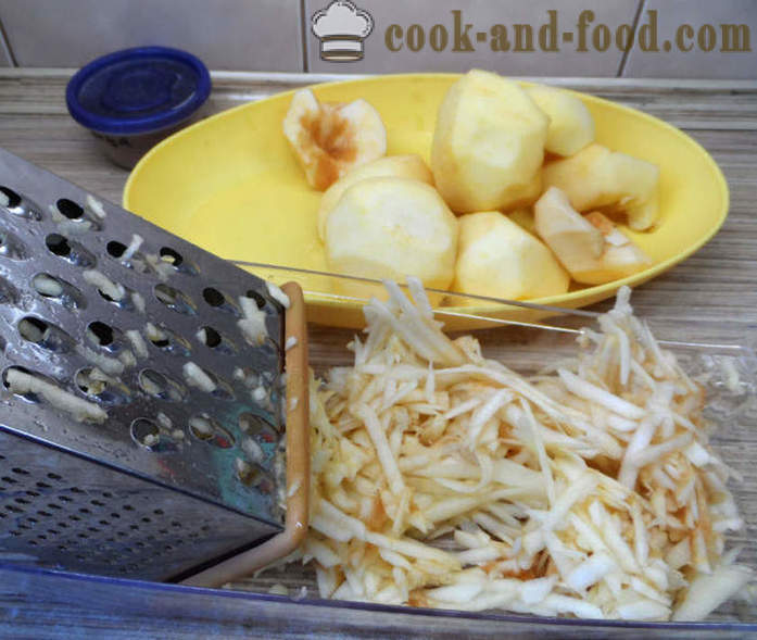 Най-лесният ябълков пай - как да се направи ябълков пай във фурната, с една стъпка по стъпка рецепти снимки