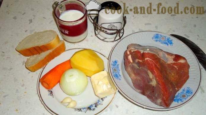 Хранителните котлети от телешко месо с моркови и лук - как да се готви вкусни телешки котлети, стъпка по стъпка рецепти снимки