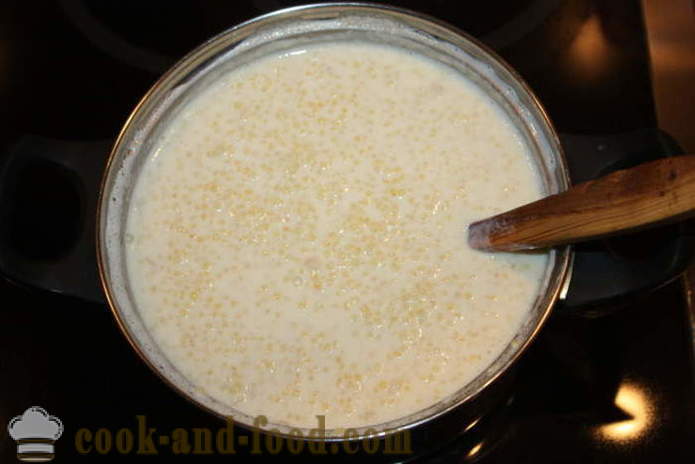 Просото овесена каша с мляко и банан - как да се готви просо каша с мляко правилно, стъпка по стъпка рецепти снимки