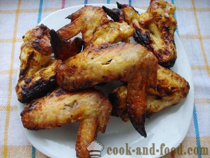 Шишчета от пилешки крилца - като вкусна марината за барбекю пилешки крилца, стъпка по стъпка рецепти снимки