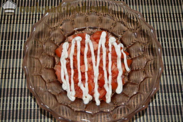 Салата с раци пръчки, домати, сирене и яйца - как да се готви вкусно салата от раци пръчки, стъпка по стъпка рецепти снимки
