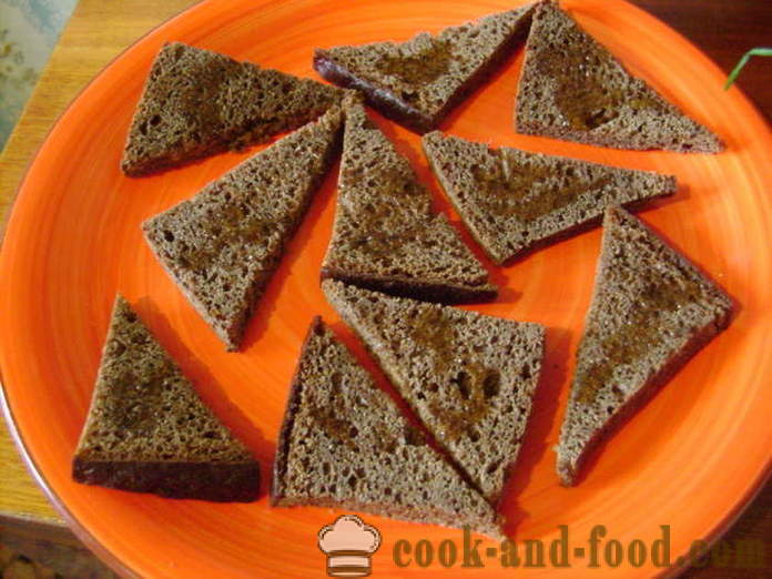 Прости сандвичи с херинга на ръжен хляб - как да се направи сандвичи с херинга, стъпка по стъпка рецепти снимки