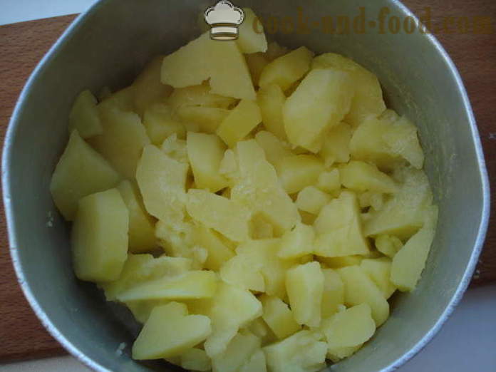 Плънка за кнедли с картофи - как да се направи плънка за кнедли и картофи, с една стъпка по стъпка рецепти снимки