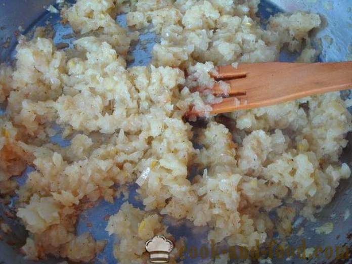 Вкусна лук хайвер - как да се готви на яйца с лък, стъпка по стъпка рецепти снимки