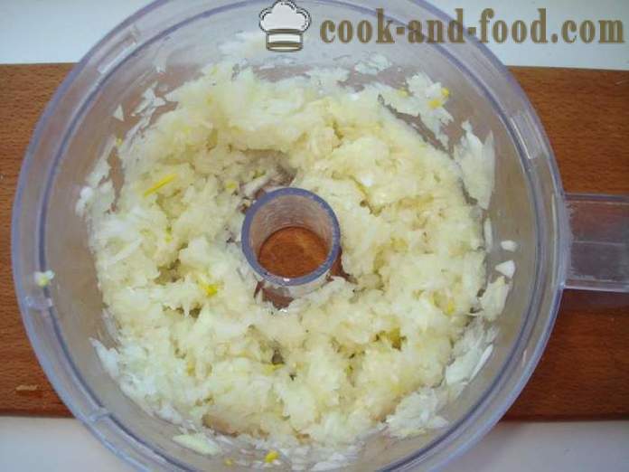 Вкусна лук хайвер - как да се готви на яйца с лък, стъпка по стъпка рецепти снимки