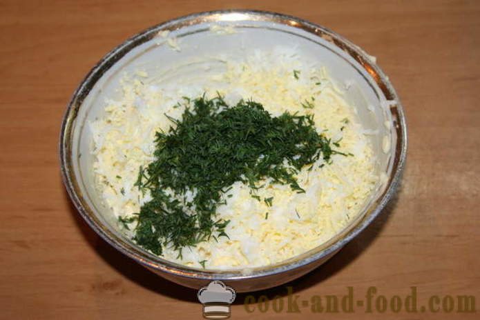 Еврейски предястие на топено сирене с чесън - как да се направи еврейски мезе с чесън, стъпка по стъпка рецепти снимки