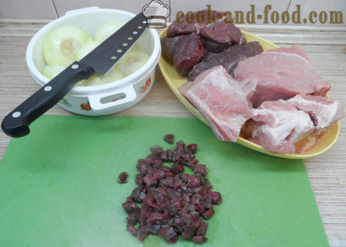 Вкусни кнедли с месо - как да се направи кнедли у дома, стъпка по стъпка рецепти снимки