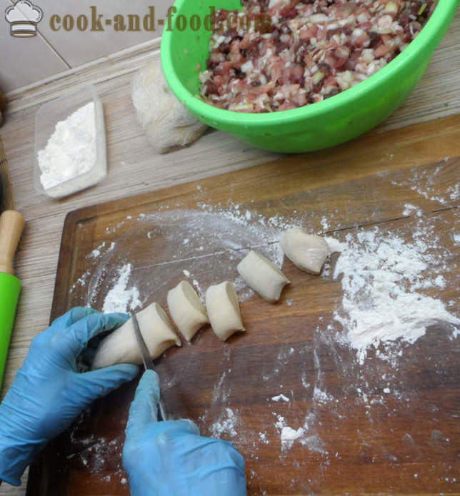 Вкусни кнедли с месо - как да се направи кнедли у дома, стъпка по стъпка рецепти снимки