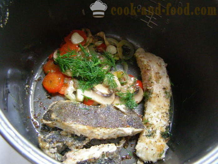 Пържени писия в multivarka със зеленчуци и гъби - както вкусно да се готви писия в multivarka, стъпка по стъпка рецепти снимки