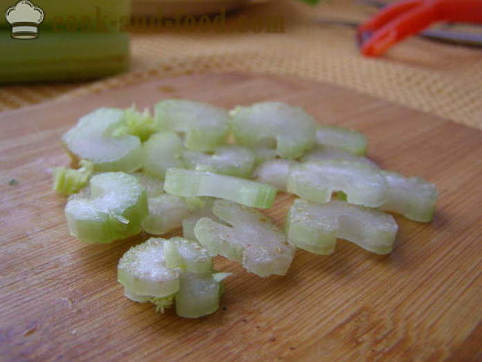Бърза салата с бекон - как да се направи бързо и вкусно салата, стъпка по стъпка рецепти снимки
