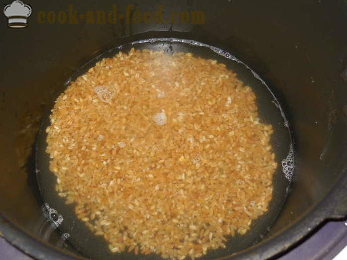 Коледа kutya на пшеница multivarka - как да варя kutyu на пшеница по Коледа, стъпка по стъпка рецепти снимки