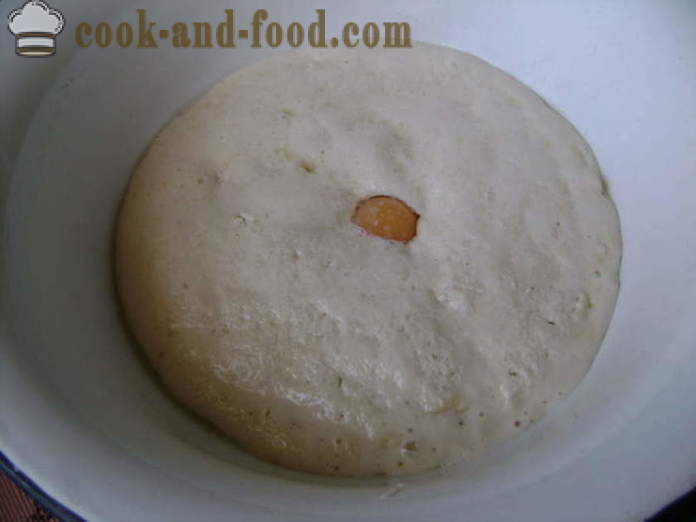 Тесто с мая за пържени пайове с мляко - как да се подготвят тесто с мая за пайове, пържени, с една стъпка по стъпка рецепти снимки