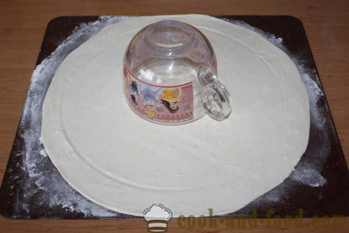 Тарт от бутер тесто с пилешко и сирене - как да се направи слой торта с пиле, стъпка по стъпка рецепти снимки