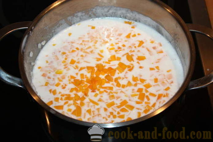 Райс овесена каша с тиква на мляко - как да се готвя ориз овесена каша с тиква на плоча, с една стъпка по стъпка рецепти снимки
