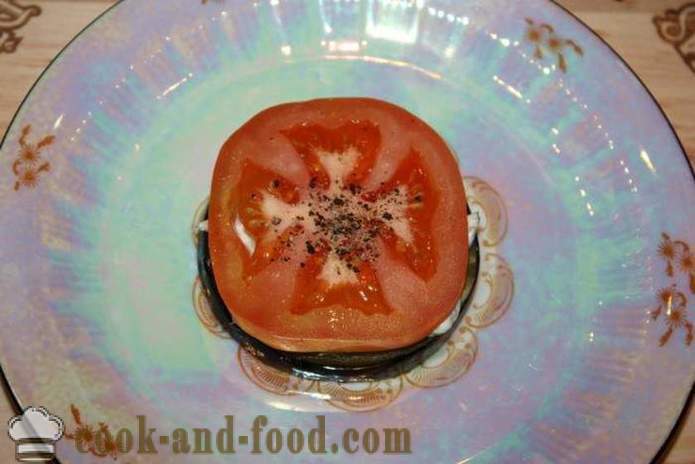 Студено предястие от патладжан с домати и моцарела - как да готвят предястие от патладжан на празничната трапеза, стъпка по стъпка рецепти снимки