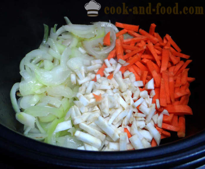 Ризото със зеленчуци в multivarka замразени и сушени - Как да се готви ризото в multivarka у дома, стъпка по стъпка рецепти снимки