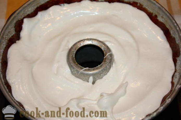Десерт меренге във фурната - как да се готвя целувка в дома, стъпка по стъпка рецепти снимки