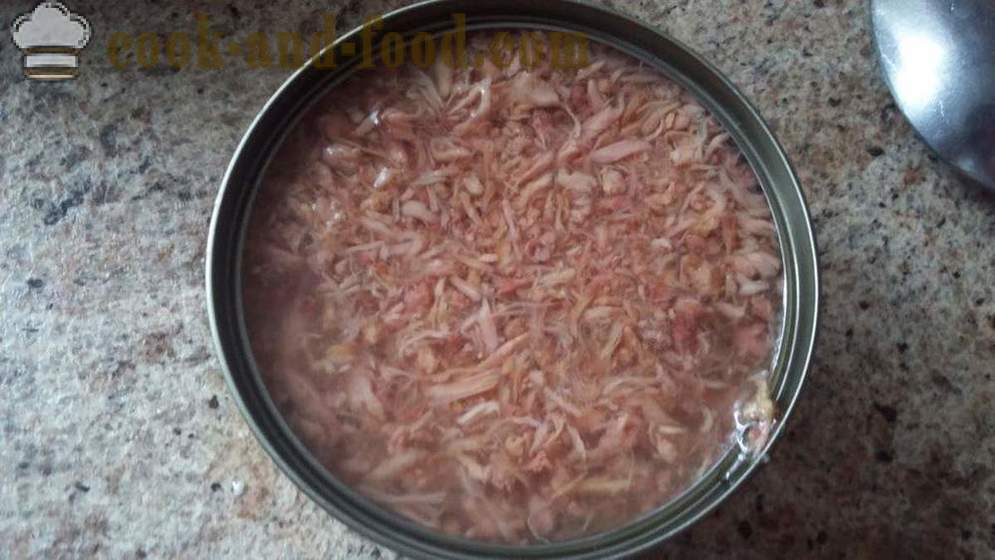 Салата от риба тон с яйце и картофи - как да се подготви салата от риба тон консерви, стъпка по стъпка рецепти снимки