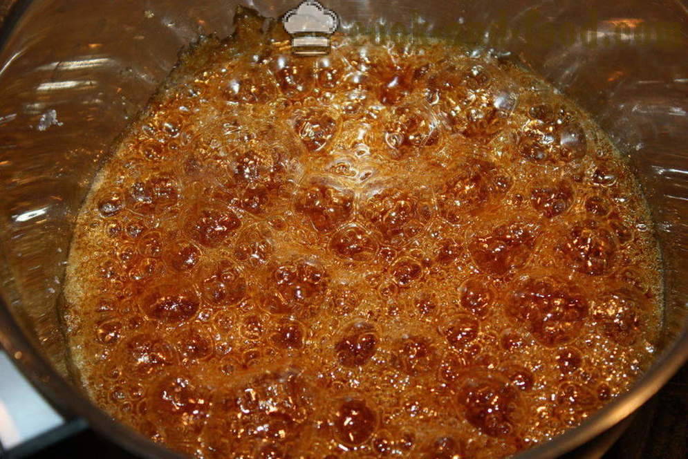 Caramel топинг за десерти с ръцете си - как да се правят накрайника като у дома си, стъпка по стъпка рецепти снимки