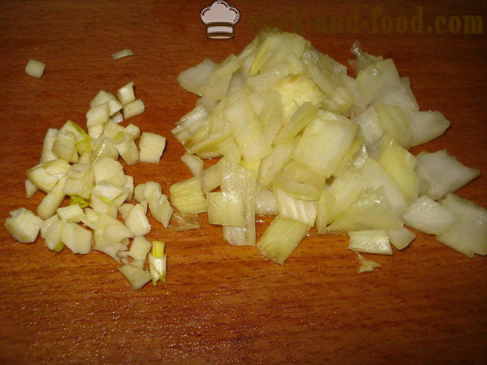 Вкусни пилешки дробчета в заквасена сметана с лук в тиган - Как да се готви пилешки дробчета в заквасена сметана, стъпка по стъпка рецепти снимки