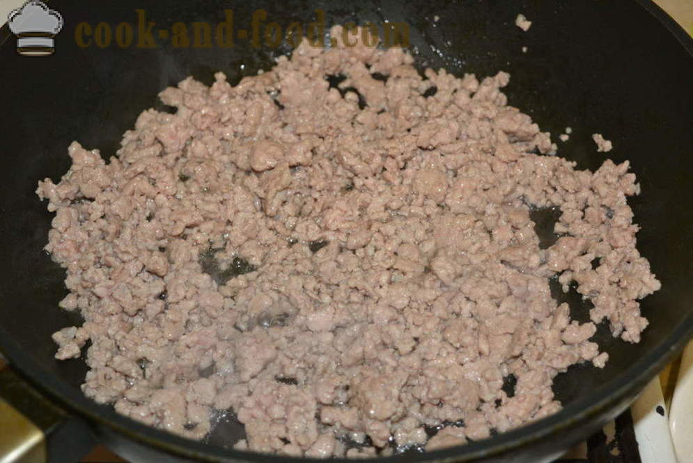 Запържете зеле с кайма на skovorode- как да се готви вкусно задушено зеле с кайма, стъпка по стъпка рецепти снимки