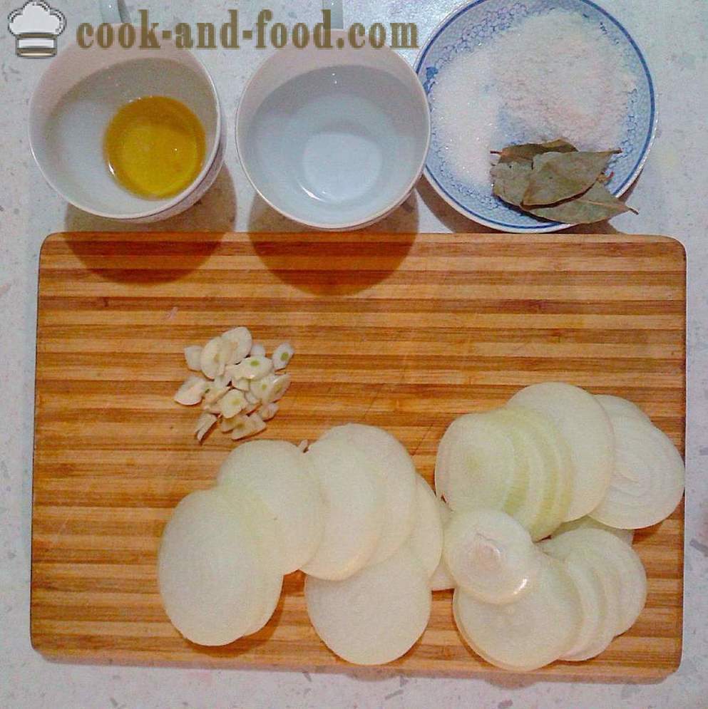 Delicious мариновани скумрия - като вкусна туршия скумрия у дома си, стъпка по стъпка рецепти снимки