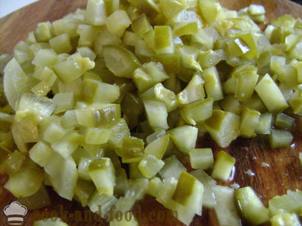 Lean е направена с ечемик и кисели краставички - как да се готвя постен туршия с ечемик, стъпка по стъпка рецепти снимки