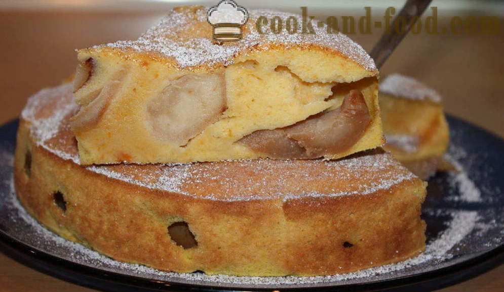 Тиквен пай с ябълки - Как да се готви ябълков пай с тиква и ябълка, с една стъпка по стъпка рецепти снимки